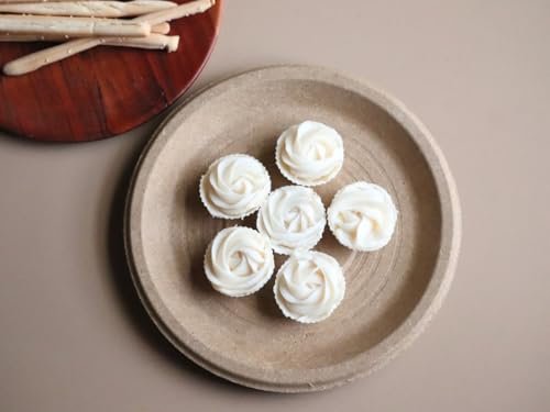 Disposable Plates (9In, 50 Pack) Natural Fibres, Compostable, Biodegradable/Party, Wedding, Snack, Dinner Plates (Beige)