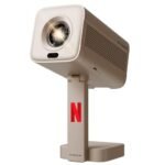 E GATE Atom 4X+ Fully Automatic Projector 4k Ultra HD | Whale TV+ Live TV on Android | Brightest 400 ISO | Native 1080p, Netflix, Prime | USB-HDMI ARC+CEC | HDR+HLG | WiFi 6, BT, FlexAngle, Egate Gold