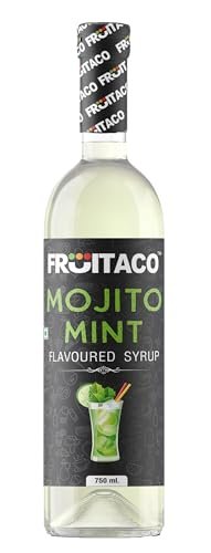Fruitaco Mojito Mint Syrup | Mixer for Mocktails, Cocktails, Drinks, Juices, Beverages | Non Alcoholic Mix (Pack of 1-750 Ml, 750, millilitre)