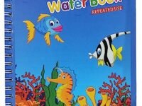 GLUN® Water Magic Book, Magic Doodle Pen, Coloring Doodle Drawing Board Games for Kids, Educational Toy for Growing Kids (Theme 9)