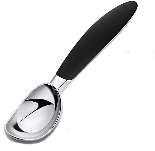 HomeAra Precision Scooping Perfection: Stainless Steel Ice Cream Spoons & Scoops with Non-Slip Comfort Handles Ideal for Ice Cream, Sorbets, Fruits, Melon Balls, and Meatballs