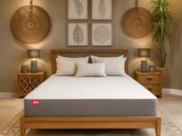 Kurl-On Orthopedic Mattress | High Density (HR) Foam | Memory Foam | Medium Firm | Back & Spine Support | King Size Mattress | 75x72x10 | 10 Yrs Warranty