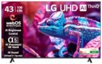 LG 108 cm (43 inches) UR75 Series 4K Ultra HD Smart LED TV 43UR75006LC