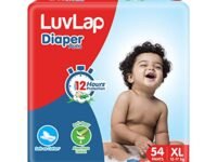 LuvLap Pant Style Baby Diapers, X-Large (XL), 54 Count, For babies of Upto 12-17Kg with Aloe Vera Lotion for rash protection, with upto 12hr protection, Diapers