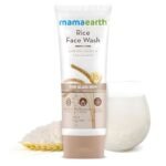 Mamaearth Rice Face Wash With Rice Water & Niacinamide for Glass Skin | For Hydrated & Even skin Tone | Korean skin Care | All skin Types | For Men & Women | 100 ml