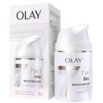 Olay 7in1 Ultra-light Gel Moisturizer | Niacinamide, Vitamin C, Collagen Peptides | Fights 7 Issues for Smooth & Glowing Skin | Normal to Oily Skin | Dermatologically Tested | Non Comedogenic | 50g