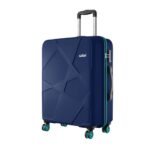 Safari Medium Polypropylene Spinner Pentagon Pro 8 Wheels 66Cm Size Checkin Trolley Bag, Hard Case 360º Wheeling Luggage for Men & Women, Travel Bag, Suitcase for Travel, Navy