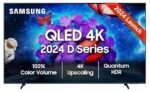 Samsung 138 cm (55 inches) QE1D Series 4K Ultra HD QLED Smart TV QA55QE1DAULXL (Black)