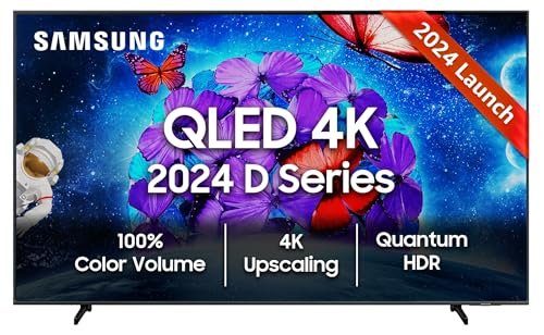 Samsung 163 cm (65 inches) QE1D Series 4K Ultra HD QLED Smart TV QA65QE1DAULXL (Black)