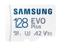 Samsung EVO Plus 128GB Micro SDXC w/SD Adaptor, Up-to 160MB/s, Expanded Storage for Gaming Devices, Android Tablets and Smart Phones, Memory Card, MB-MC128SA/IN