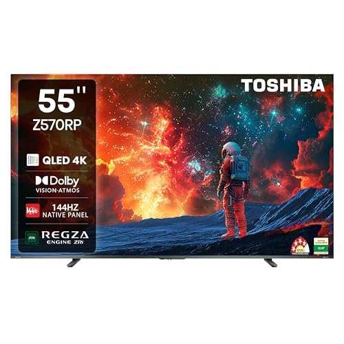 TOSHIBA 139 cm (55 inches) Z570RP Series 4K Ultra HD Smart QLED TV 55Z570RP