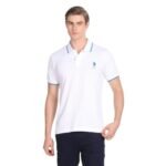 U.S. POLO ASSN. Men's Tipped Collar Pure Cotton Slim Fit Polo Shirt