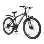 Urban Terrain Galaxy Ultra 27.5T Steel Geared High Performance Mountain Cycles for Men with Front Suspension & Disc Brake MTB Bike | Ideal for 15+ Years, Unisex, Frame Size: 17 inch (21 Speed, Green)