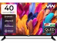 VW ( Visio World. 101 cm (40 inches) OptimaX Series Full HD Smart QLED Android TV VW40AQ1 (Black)