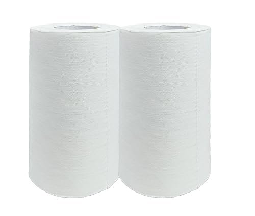 Warmfinity Multipurpose Kitchen Tissue/Towel 3 ply washable and reusable oil and moisture absorbent White Paper Roll (60 sheets per roll) (Pack of 2)