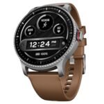 boAt Lunar Discovery w/ 1.39" (3.5 cm) HD Display, Turn-by-Turn Navigation, DIY Watch Face Studio, Bluetooth Calling, Emergency SOS, QR Tray, Smart Watch for Men & Women(Brown)