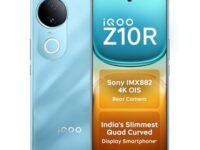 iQOO Z10R 5G (Aquamarine, 8GB RAM, 256GB Storage) | 32MP 4K Selfie Camera | Quad-Curved AMOLED Display | Dimensity 7400 Processor with 750K+ AnTuTu
