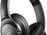 soundcore by Anker Q20i Wireless Bluetooth Over-Ear Headphones with Hybrid Active Noise Cancelling, 40h Playtime in ANC Mode, Hi-Res Audio, Deep Bass, Personalization via App (Black)