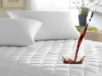 Ayka Waterproof Cotton Quilted Mattress Protector King Size Breathable Hypoallergenic Noiseless Ultra Soft Fitted Bed Protector 84x72 inch Mattress/Bed Cover (King 84x72 inch | 7x6 ft, White)