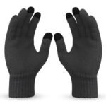 Boldfit Hand Gloves for Men & Women Winter Glove for Men Woolen Knitted for Women and Mens Thermal Wear Unisex Winter Warm Gloves for Womens Winters Wear Unisex Hands Glove for Driving - Grey 1Pair