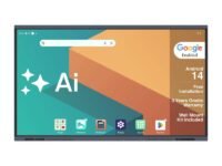 BIG VUE Pluss 65 Inch Android 14 Smart Interactive Flat Panel (ADPM) Digital Board, 8 GB RAM 256 GB ROM, Ai, Multitouch Screen Display for Teaching, Classroom & Office Use