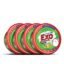 Exo Round Dishwash Bar 700gm X 4 | Complete Dishwashing Solution With Anti-Bacterial Efficacy & Goodness of Ginger Remove Tough Grime Stains With Ease | Experience Hygienic & Superior Cleaning