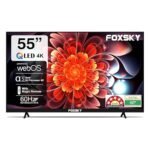 Foxsky 139.7 cm (55 inches) 4K Ultra HD Smart LED TV 55FS-VS (Black)