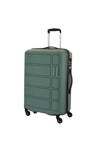 Kamiliant American Tourister Medium Polypropylene (Pp) Kam Harrier 360 Degree Sp68Cm Suitcase/Hard 4 Spinner Wheels Trolley Bag, Slt.Gry, Grey