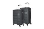 Kamiliant Polypropylene by American Touristerharrier Spinner Suitcase 2 Pc Sets Iron Grey Hard Luggage Medium & Large Sets (68 Cm+78 Cm)