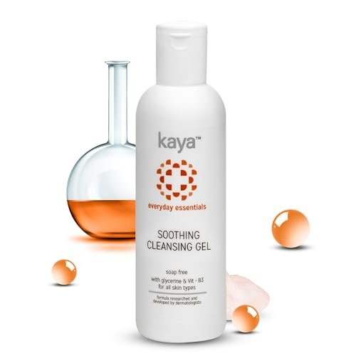 Kaya Clinic Soothing Face Cleanser | Gentle, Hydrating Daily Cleanser for Sensitive & Oily Skin | Dermatologist Developed | 22 Years Expertise | Mild, Soap-Free Formula | 200ml