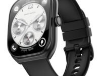 Noise Icon Arc 2.01" Immersive Curved Display Smartwatch, 10-Day Battery, 1ATM Water Resistant, Functional Crown, 100+ Sports Modes, Health Suite™, Voice Assistant, Built-in Games (Jet Black)