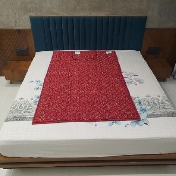 OMSAN Care® Bio Magnetic Mattress Topper/Pad Maroon (3 x 6 feet) With1 Pillow Pad