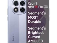 Redmi Note 14 Pro 5G Phantom Purple 8GB RAM 256GB Storage|50 MP Sony Camera Setup|Corning Gorilla Glass Victus 2 | 1.5K 3D Curved AMOLED | Mediatek Dimensity 7300- Ultra