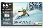 Sony 164 cm (65 inches) BRAVIA 2 4K Ultra HD Smart LED Google TV K-65S25B (Black)