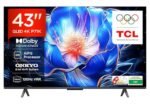 TCL 108 cm (43 inches) 4K Ultra HD Smart QLED Google TV 43P71K
