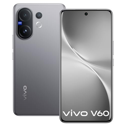 Vivo V60 5G (Mist Gray, 12GB RAM, 256GB Storage) with No Cost EMI/Additional Exchange Offers