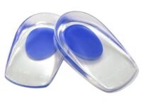 Zollyss 1 Pair Men Women Silicon Gel heel Cushion insoles soles relieve foot pain protectors Spur Support Shoe pad High Heel Inserts Transparent
