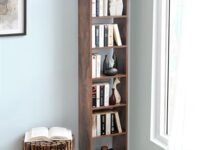 ABOUT SPACE Book Shelf for Home - 6 Tier Cube Book Shelves, Engineered Wood Book Rack for Study Room, Book Organizer Stand for Library, Bedroom, Living Room, Office (L 33 x B 24 x H 178.5cm -Walnut)
