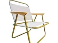 Alloy Steel Foldable Chair Outdoor Furniture Compact Chair Aluminum with Armrests for Travel Camping,Fishing Picnic,Ultralight Low Beach Concert Camping Folding Chair