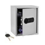 Amazon Basics Digital Safe with Electronic Keypad Locker for Home, Gross Capacity - 49L (Net - 43L), Grey