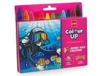 Cello Colourup Wax Crayon Jumbo-12 Shades|Green