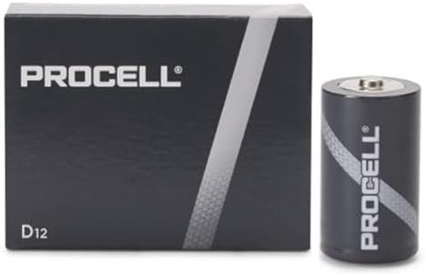 DURACELL PC1300 Duracell Alkaline Battery, D, 1.5V (Pack of 12)