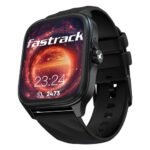 Fastrack Astor FS1 Pro Smart Watch, 1.97" AMOLED Display, Bluetooth Calling, 100+ Sports Modes, SpO2 & Heart Rate Monitoring, Women's Health, IP68, Up to 5 Days Battery, Functional Crown (Black)