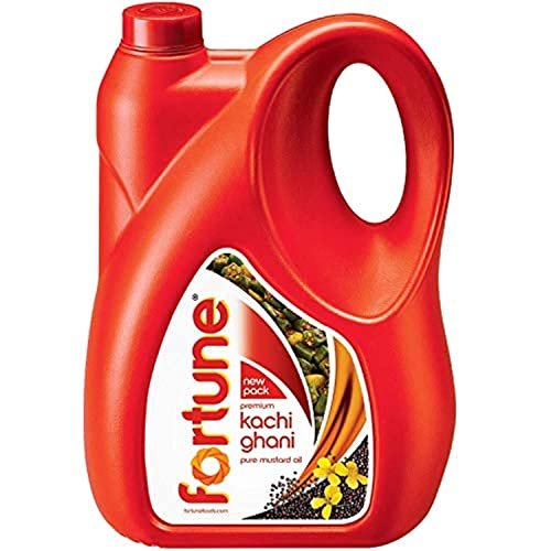 Fortune Premium Kachi Ghani Pure Mustard Oil, 4.5 Kg Jar