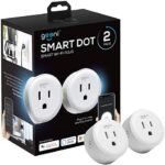 Geeni Dot Smart Plug with 2.4GHz WiFi Connectivity – 2-Pack Compact, Fire-Resistant Smart Outlet Plugs with Schedule & Timer – No Hub Needed, Supports Alexa & Google