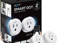 Geeni Dot Smart Plug with 2.4GHz WiFi Connectivity – 2-Pack Compact, Fire-Resistant Smart Outlet Plugs with Schedule & Timer – No Hub Needed, Supports Alexa & Google