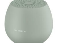 HAMMER Drop 5W Bluetooth Wireless Speaker with Twin Pairing, 1200 mAh Battery, 100H Standby Time, TWS Function, TF Card, USB Slot, Auto-Pairing, in-Built Mic, Type-C Charging, 52mm Driver (Green)