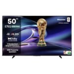 Hisense 126 cm (50 inches) E75Q Series 4K Ultra HD Smart 48W Speakers QLED TV 50E75Q (Black)
