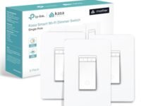 Kasa Smart Kasa Matter Smart Dimmer Switch: Voice Control w/Siri, Alexa & Google Assistant,UL Certified, Timer & Schedule, Easy Guided Install,Neutral Wire Required, Single Pole, 2.4GHz Wi-Fi, 3-Pack