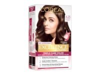 L'Oreal Paris Permanent Hair Colour, Radiant At-Home Hair Colour with up to 100% Grey Coverage, Pro-Keratin, Up to 8 Weeks of Colour, Excellence Crème, 4.25 Aishwarya'S Brown, 72ml+100g